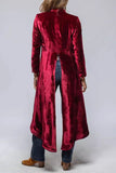 MQTIME  -  Slit Back Open Front Cardigan