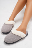 MQTIME  -  Thermal Faux Fur Round Toe Slippers