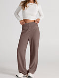 MQTIME  -  High Waist Wide Leg Pants
