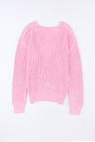 MQTIME  -  V-Neck Drop Shoulder Sweater