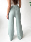 MQTIME  -  Ribbed Wide Leg Sweater Pants