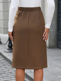 MQTIME  -  Waist Skirt with Pockets