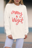 MQTIME  -  MERRY & BRIGHT Round Neck Sweater