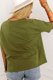 MQTIME  -  Faux Two Piece Floral Long Sleeve Patchwork Top