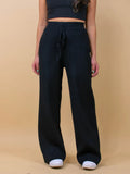 MQTIME  -  Ribbed Wide Leg Sweater Pants