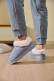 MQTIME  -  Faux Fur Round Toe Platform Slippers