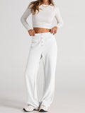 MQTIME  -  High Waist Wide Leg Pants
