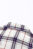 MQTIME  -  Plaid Button Up Long Sleeve Shacket