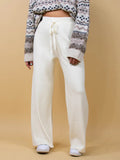 MQTIME  -  Ribbed Wide Leg Sweater Pants