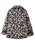 MQTIME  -  Leopard Open Front Long Sleeve Outerwear