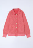 MQTIME  -  Snap Down Flap Pocket Long Sleeve Shacket