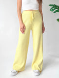 MQTIME  -  Ribbed Wide Leg Sweater Pants