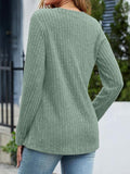 MQTIME  -  V-Neck Long Sleeve T-Shirt