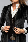 MQTIME  -  Slit Back Open Front Cardigan