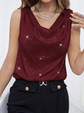 MQTIME  -  Cowl Neck Tank