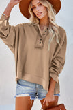MQTIME  -  Exposed Seam Long Sleeve Hoodie