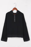 MQTIME  -  Exposed Seam Long Sleeve Hoodie