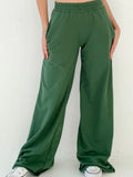 MQTIME  -  Elastic Waist Wide Leg Pants