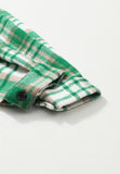 MQTIME  -  Plaid Flap Pocket Long Sleeve Shacket