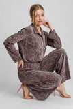 MQTIME  -  Umgee Side Slit Texture Button Up Shirt