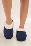 MQTIME  -  Thermal Faux Fur Round Toe Slippers