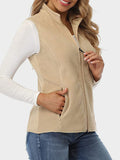 MQTIME  -  Zip Up Turtleneck Vest with Pockets