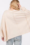 MQTIME  -  SAGE + FIG Flower Patch Dropped Shoulder Oversize Top
