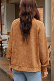 MQTIME  -  Snap Down Flap Pocket Long Sleeve Shacket