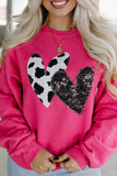 MQTIME  -  Heart Patch Long Sleeve Sweatshirt