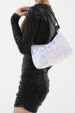 MQTIME  -  Sequin Double Strap Shoulder Bag