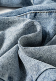 MQTIME  -  Washed Wide Leg Jeans with Pockets