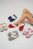 MQTIME  -  Thermal Faux Fur Round Toe Slippers