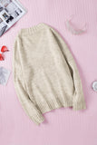 MQTIME  -  V-Neck Dropped Shoulder Sweater