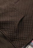 MQTIME  -   Plaid Half Zip Long Sleeve Sweatshirt