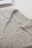 MQTIME  -  Hollow Out Johnny Collar Sweater