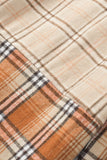 MQTIME  -  Plaid Button Up Long Sleeve Shacket