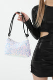 MQTIME  -  Sequin Double Strap Shoulder Bag