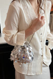 MQTIME  -  Drawstring Sequin Crossbody Bag