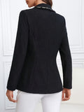 MQTIME  -  Single-Breasted Lapel Collar Blazer