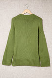 MQTIME  -  V-Neck Dropped Shoulder Sweater