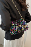MQTIME  -  Sequin Removable Strap Shoulder Bag