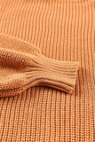 MQTIME  -  Cutout Back Cold Shoulder Long Sleeve Sweater