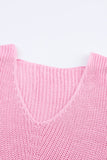 MQTIME  -  V-Neck Drop Shoulder Sweater