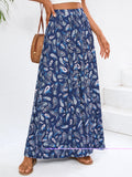 MQTIME  -  Printed Maxi Skirt