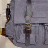 MQTIME  -  Large Capacity Laptop Bag - Vintage Messenger Bags For Hiking Travel - Christmas/Halloween Gift
