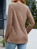 MQTIME  -  V-Neck Long Sleeve T-Shirt