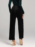 MQTIME  -  High Waist Wide Leg Pants