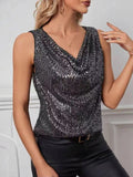 MQTIME  -  Cowl Neck Tank
