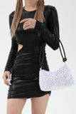 MQTIME  -  Sequin Double Strap Shoulder Bag