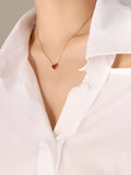 MQTIME  -    Steel Heart Necklace